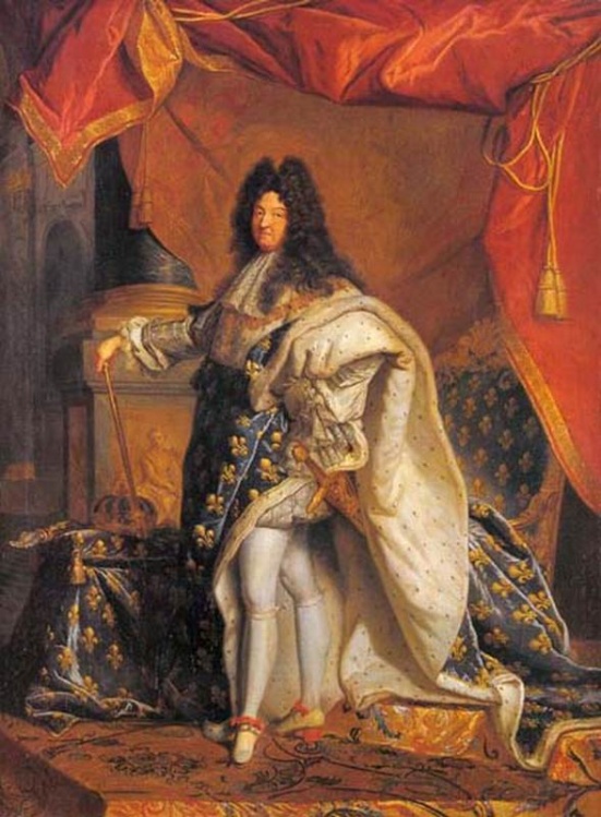 法国国王路易十四佩戴的丝巾
